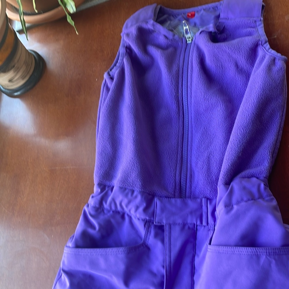 Purple Spyder “Sparkle” insulated snow pants.